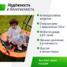 Качели уличные с воротами UNIX Kids 100 см Orange