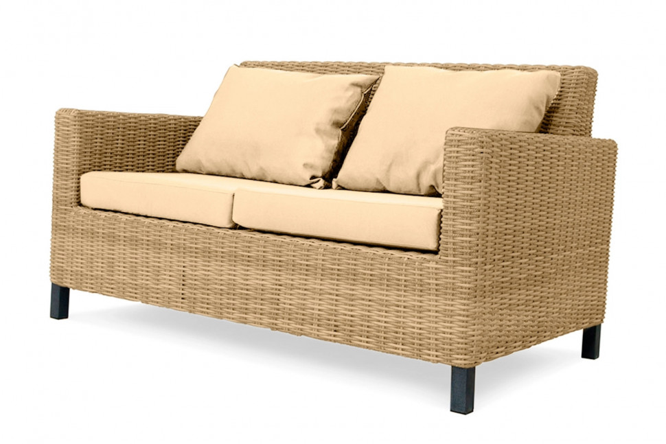 MOKKA BELLA Диван 2-х местный, цвет соломенный